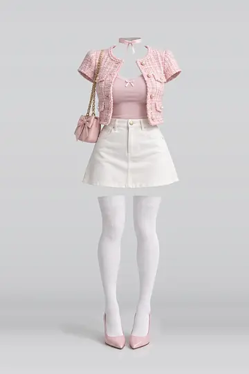 Pink jacket + camisole
