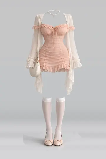Frill corset + dress