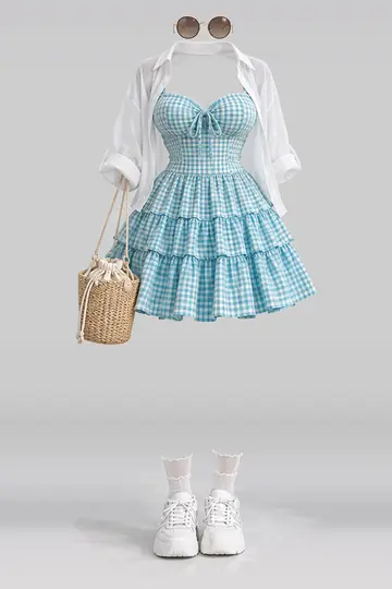 Dress + shirt