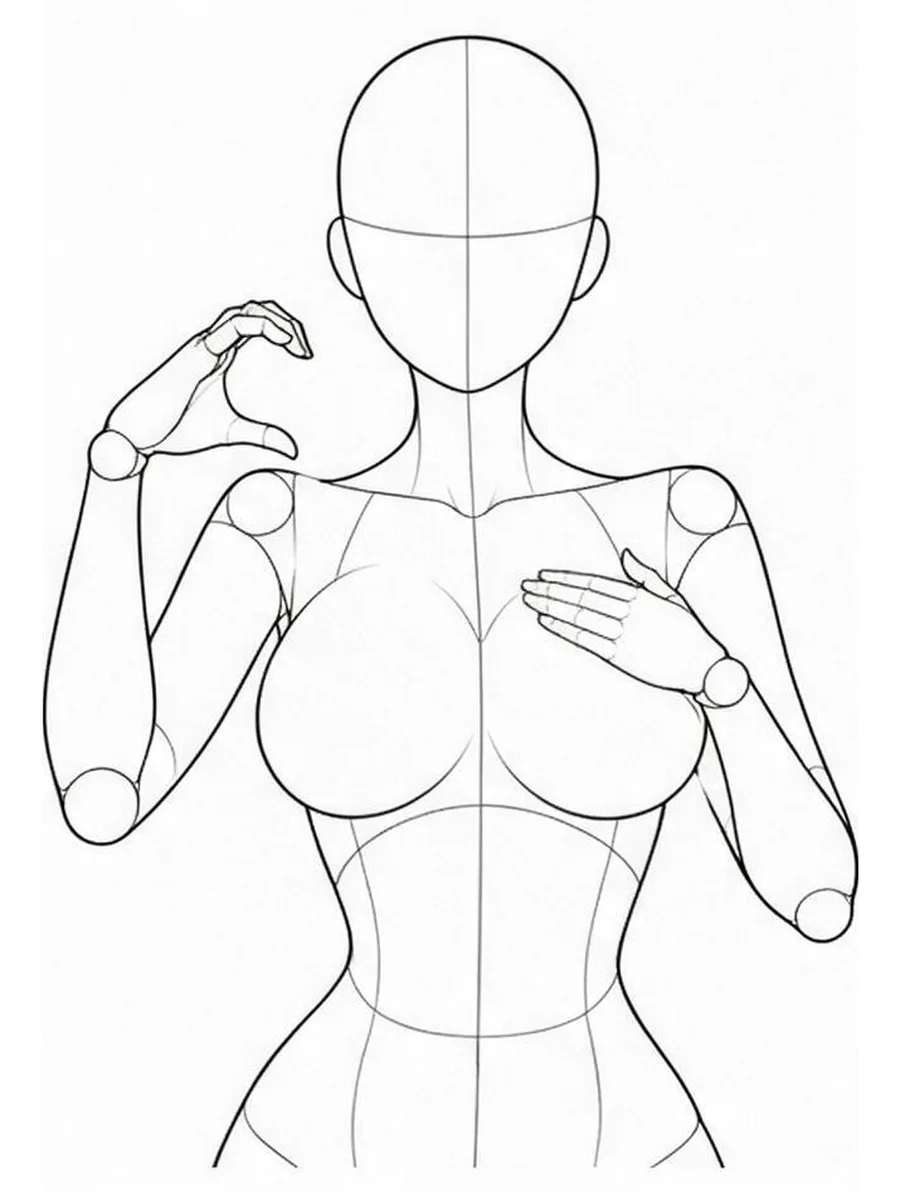 One-hand heart, other hand on chest