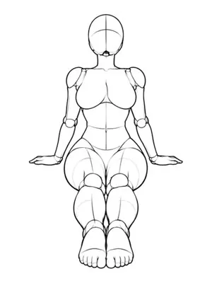 Hands propped behind, chest pushed out