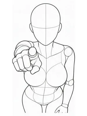 Pointing at the camera