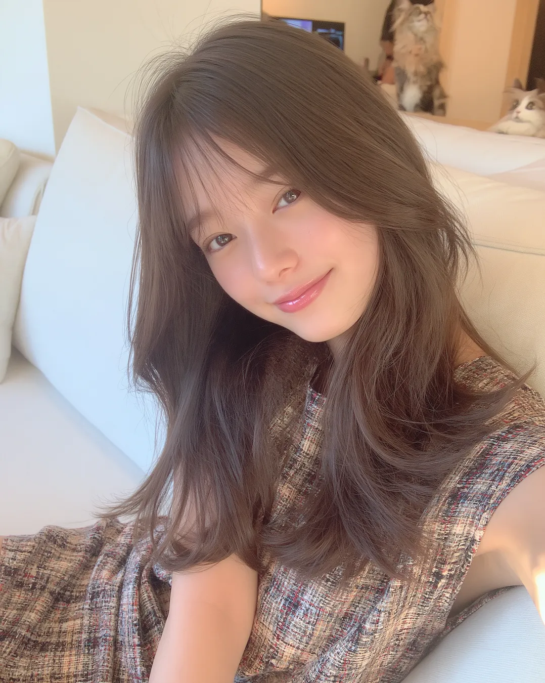 半长发 · 生活照