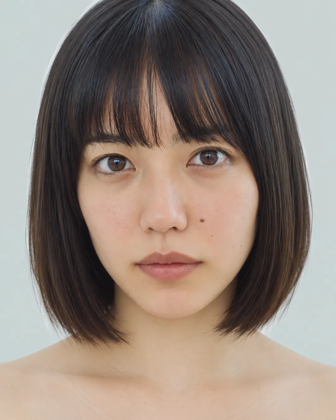 中长发 · 正脸