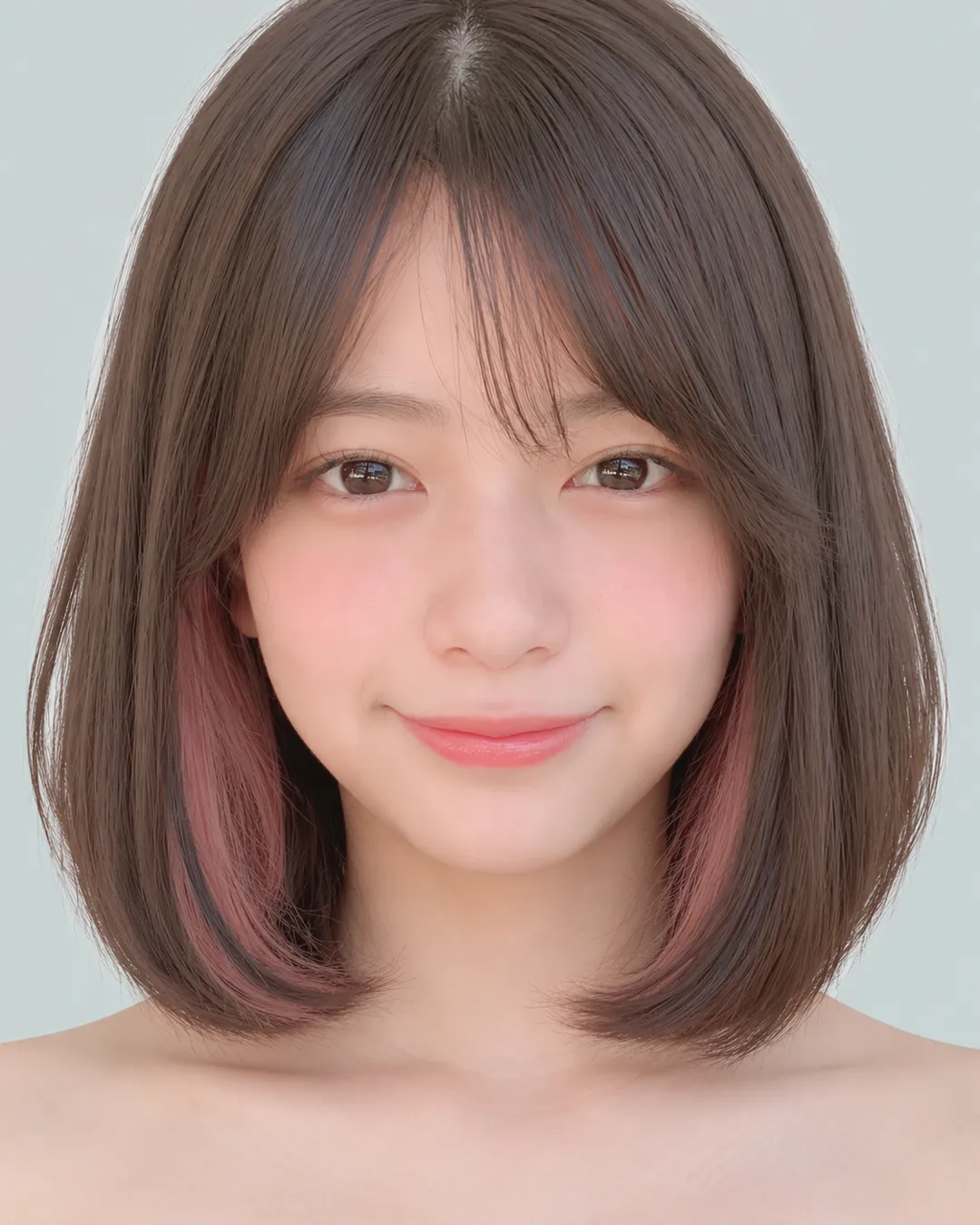 收腰波波(内层挑染)