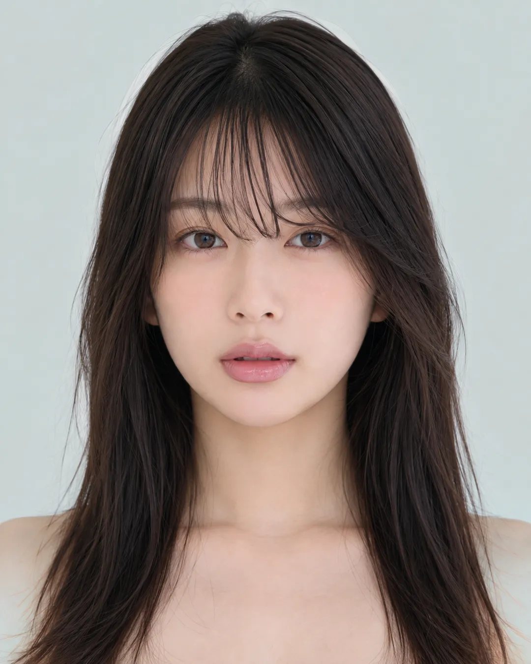 长发 · 正脸