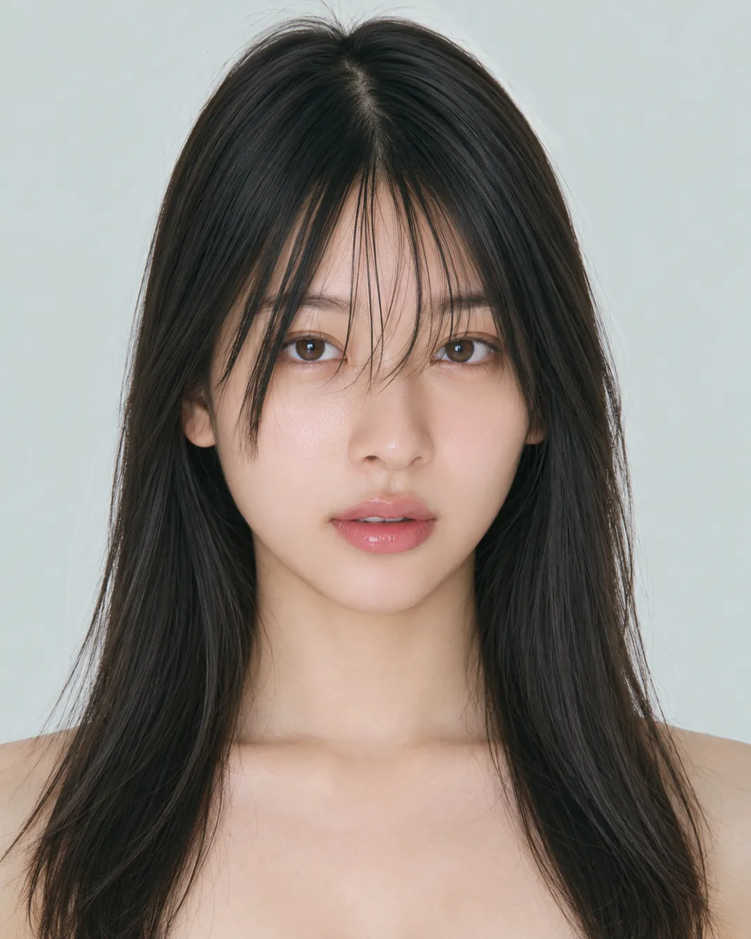 长发 · 正脸