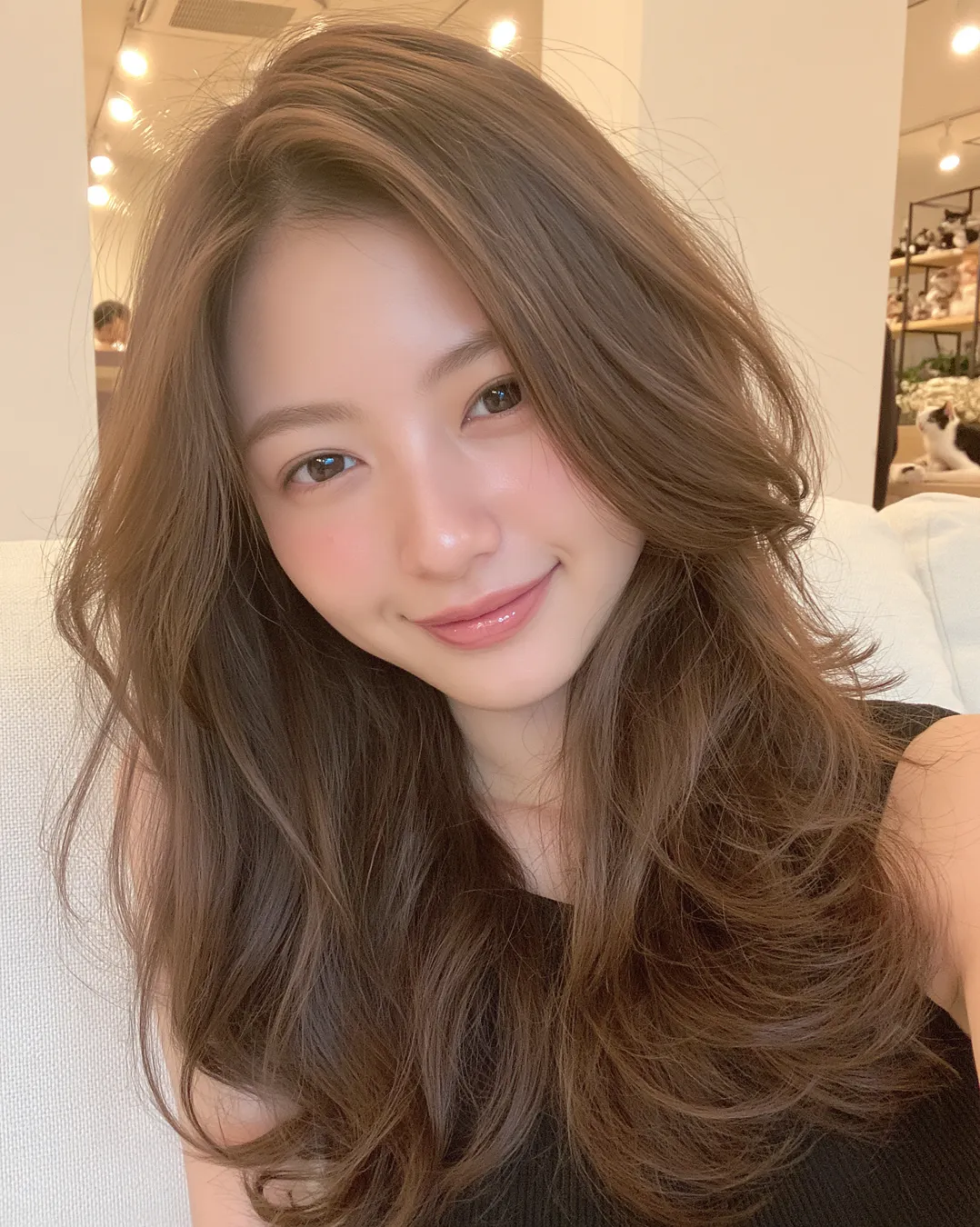半长发 · 生活照