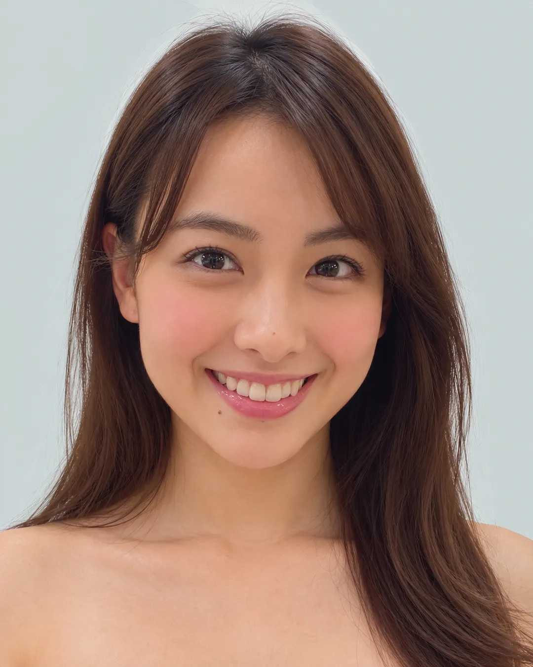 长发 · 正脸