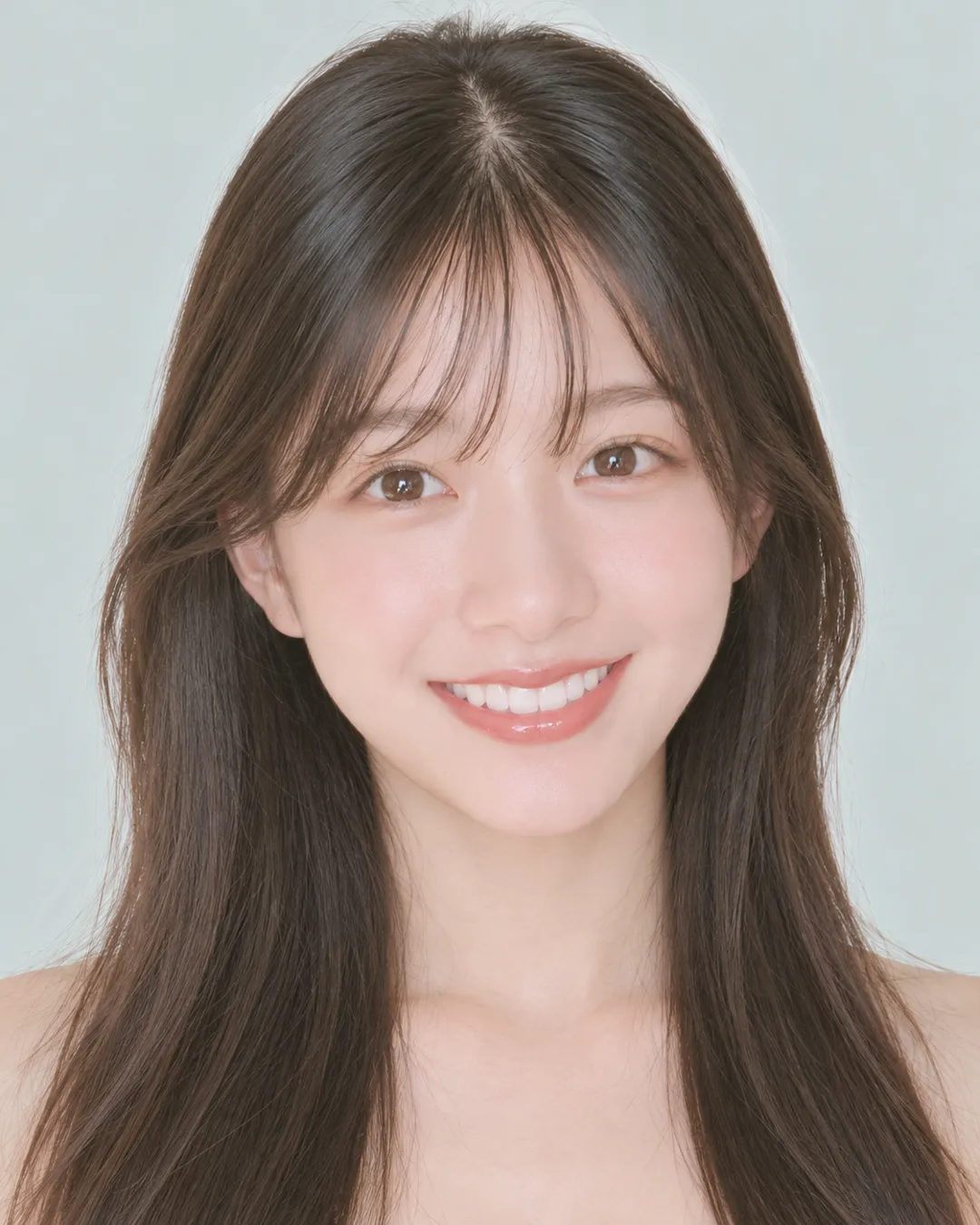 长发 · 正脸