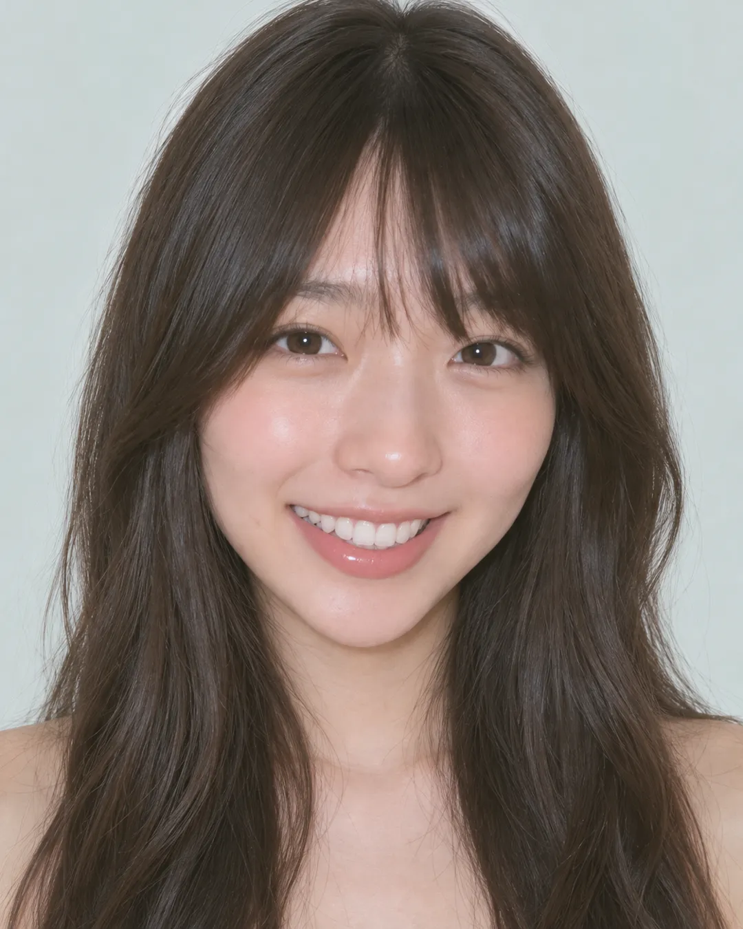 长发 · 正脸