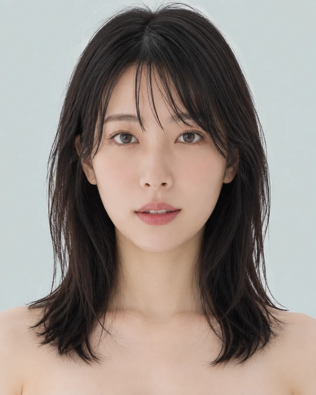 半长发 · 正脸