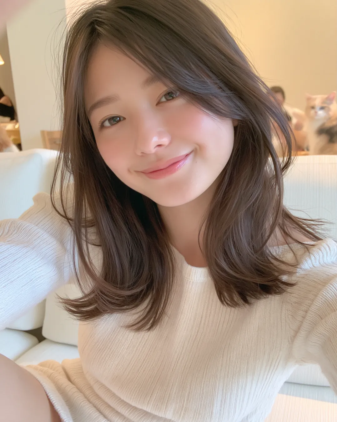 半长发 · 生活照