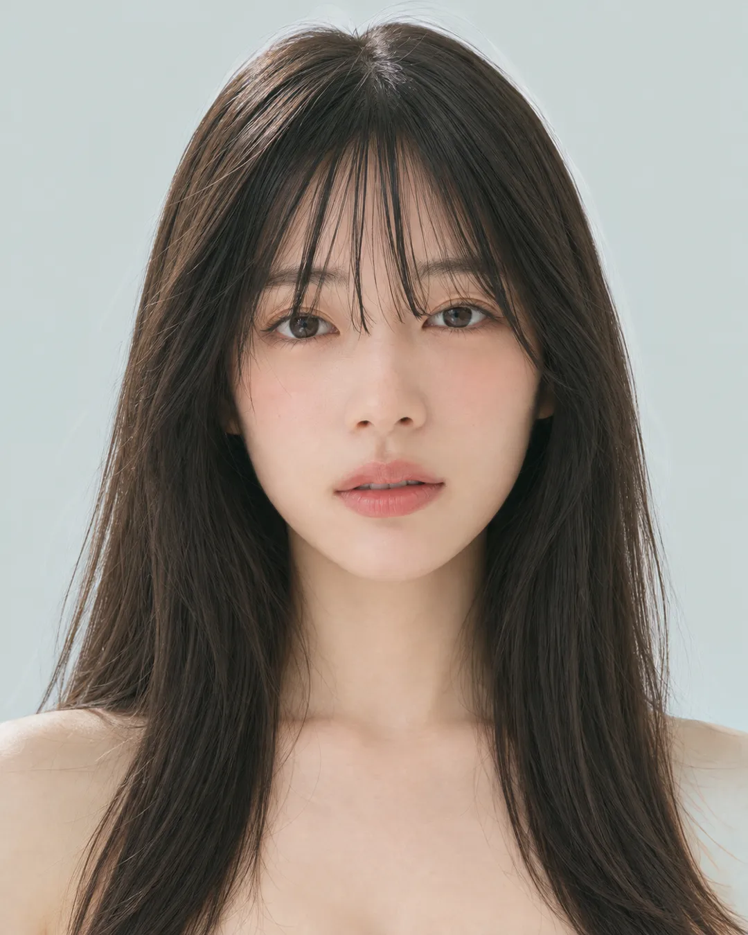 长发 · 正脸