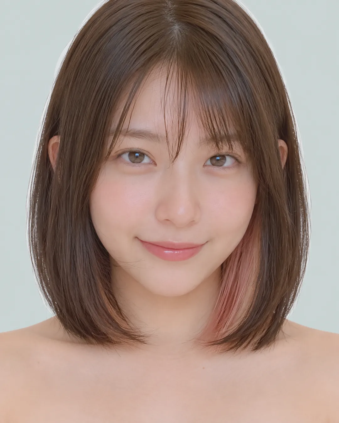 收腰波波(内层挑染)