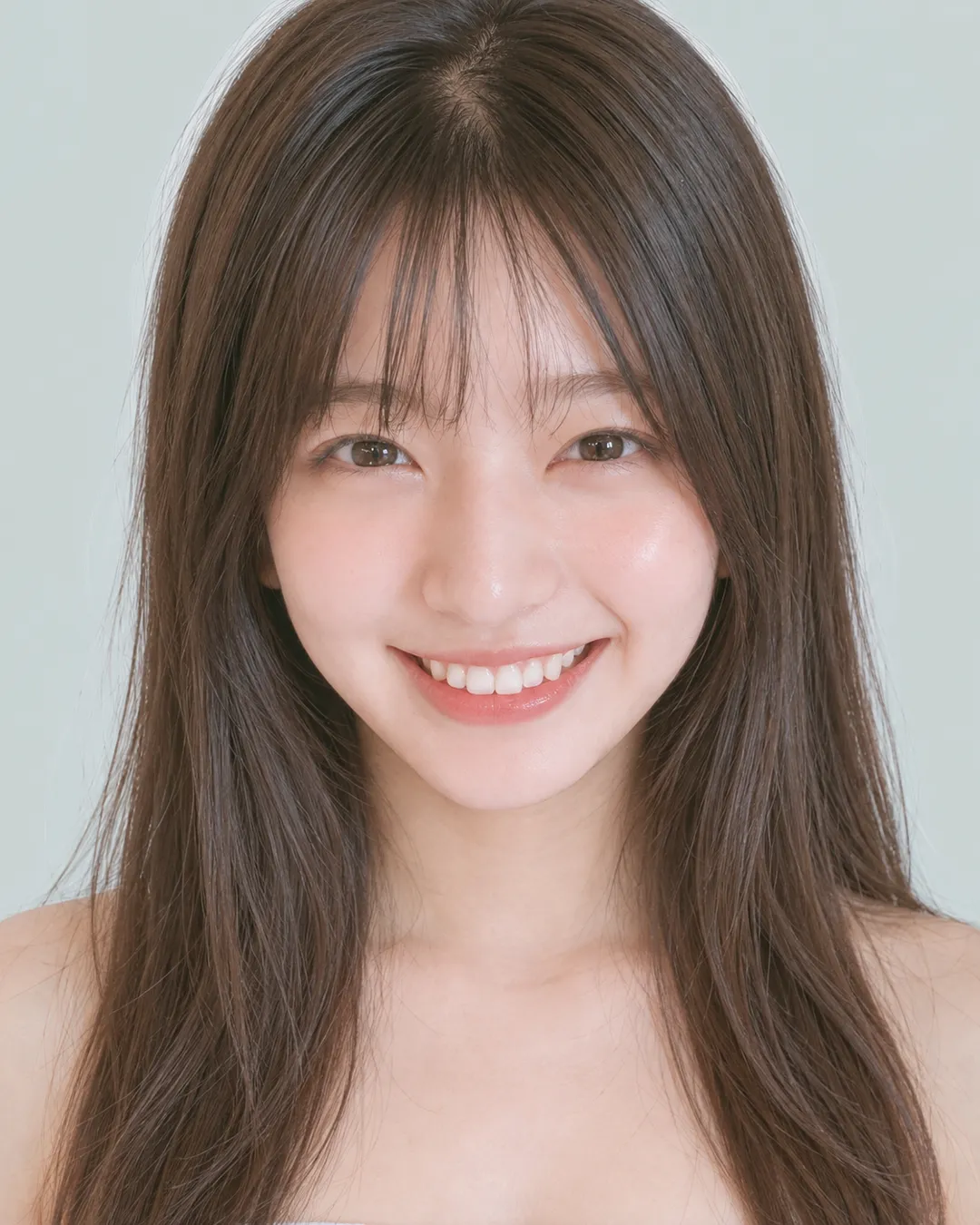 长发 · 正脸