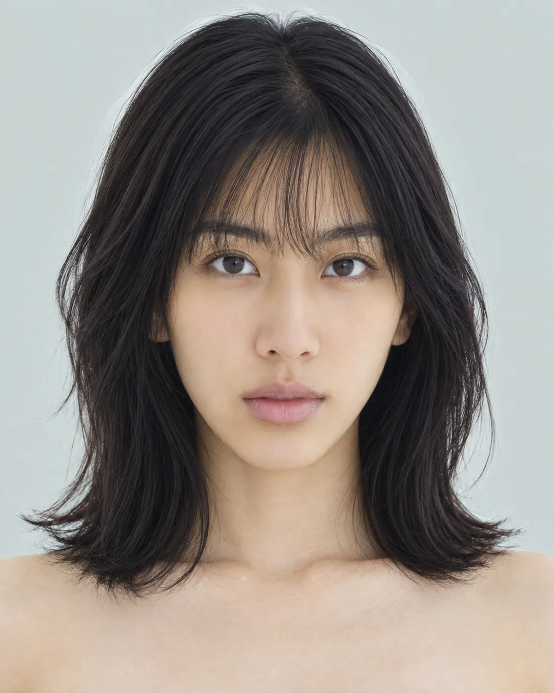 半长发 · 正脸