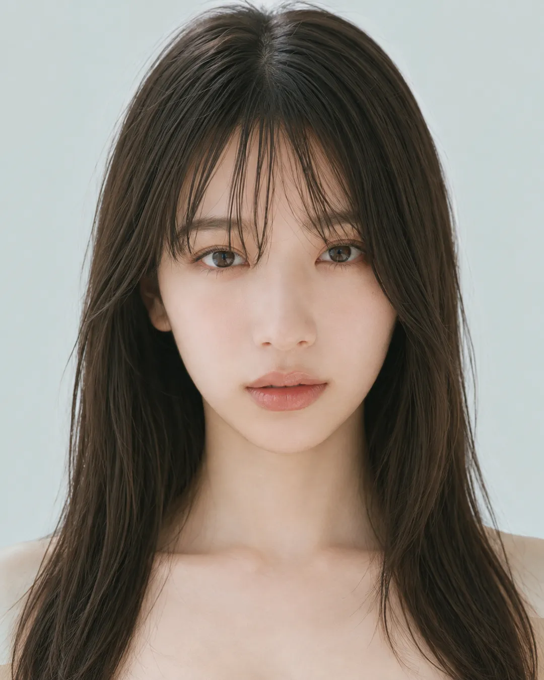 长发 · 正脸