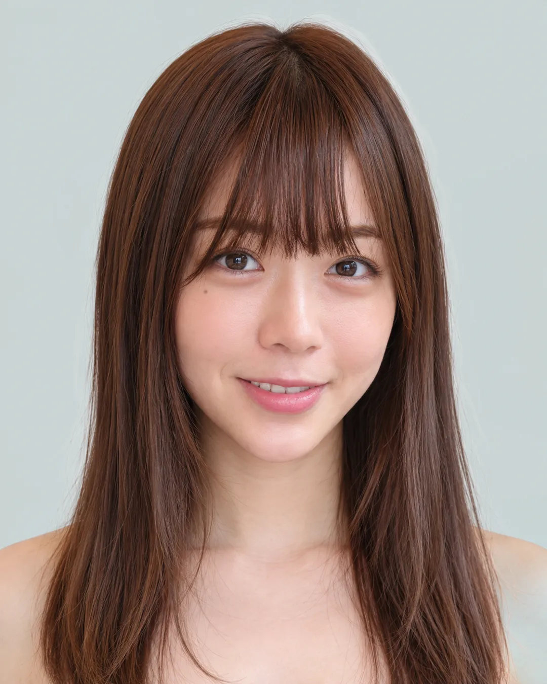 长发 · 正脸