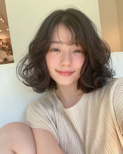 Short hair portrait