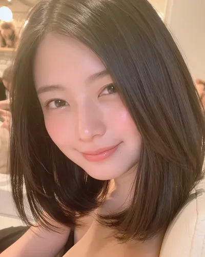 Short hair portrait