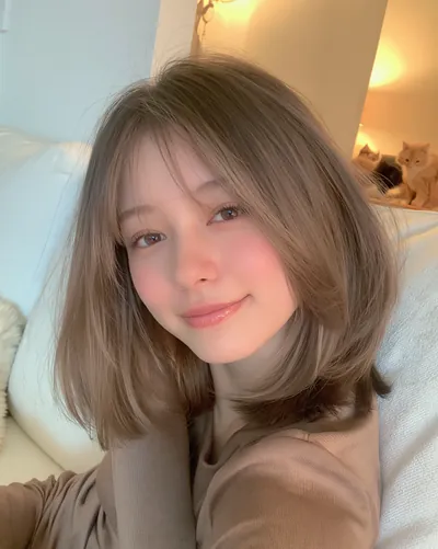 Short hair portrait