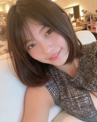 Short hair portrait
