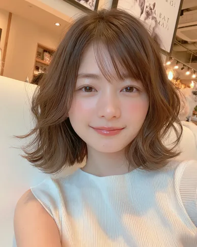 Short hair portrait