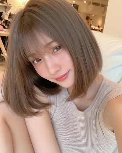 Short hair portrait