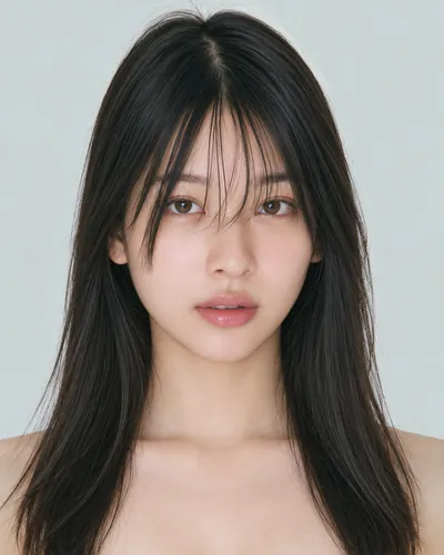 长发 · 正脸