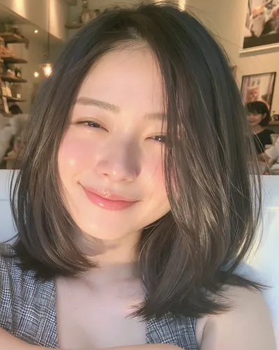 Short hair portrait