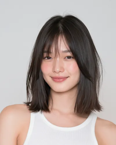 Short hair portrait