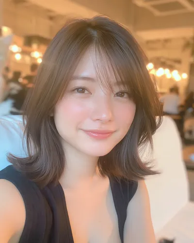 Short hair portrait
