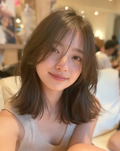 Short hair portrait