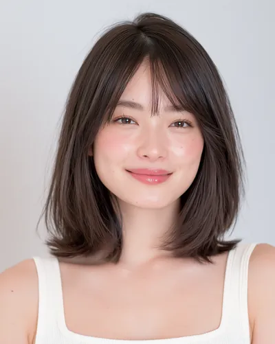 Short hair portrait