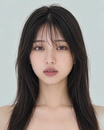 长发 · 正脸