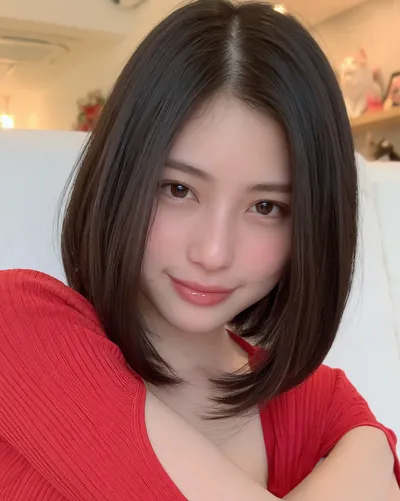 Short hair portrait