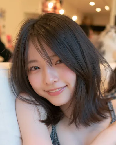 Short hair portrait