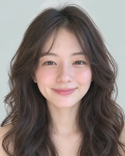 韩式螺旋烫半长发