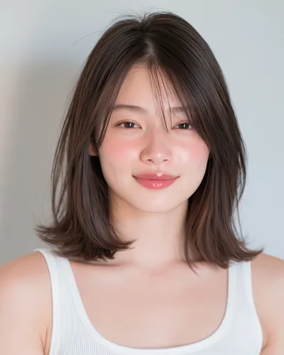Short hair portrait