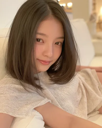 Short hair portrait