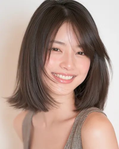 Short hair portrait