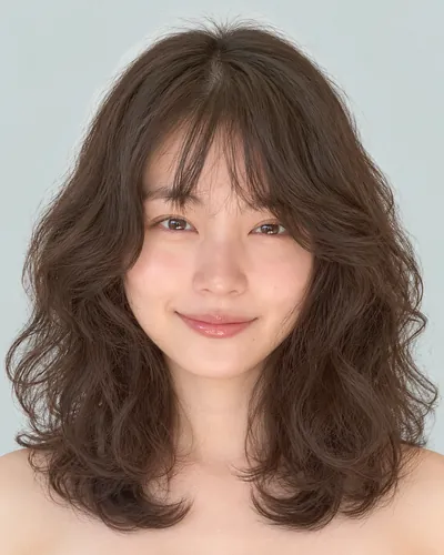 中长羊毛卷