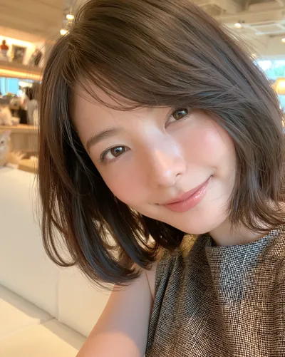 Short hair portrait