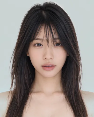 长发 · 正脸