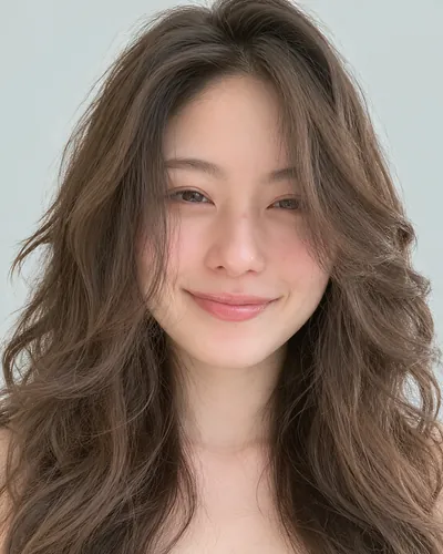 韩式螺旋烫半长发