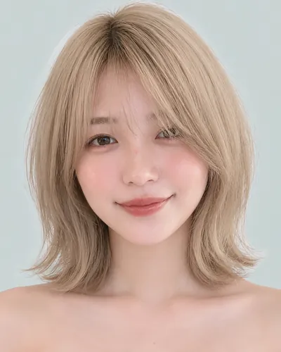 蘑菇短发（长刘海）