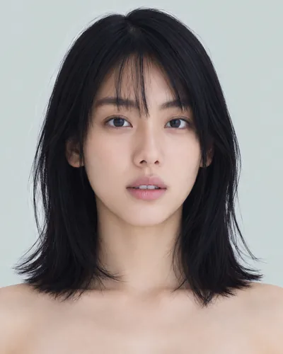 半长发 · 正脸
