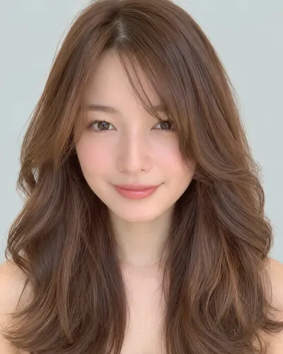 半长慵懒卷