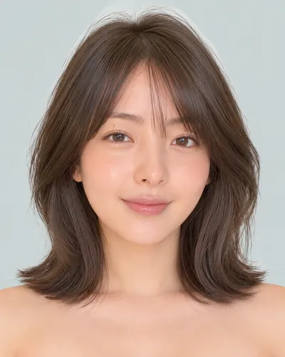 收腰短发（后颈留长·空气刘海）